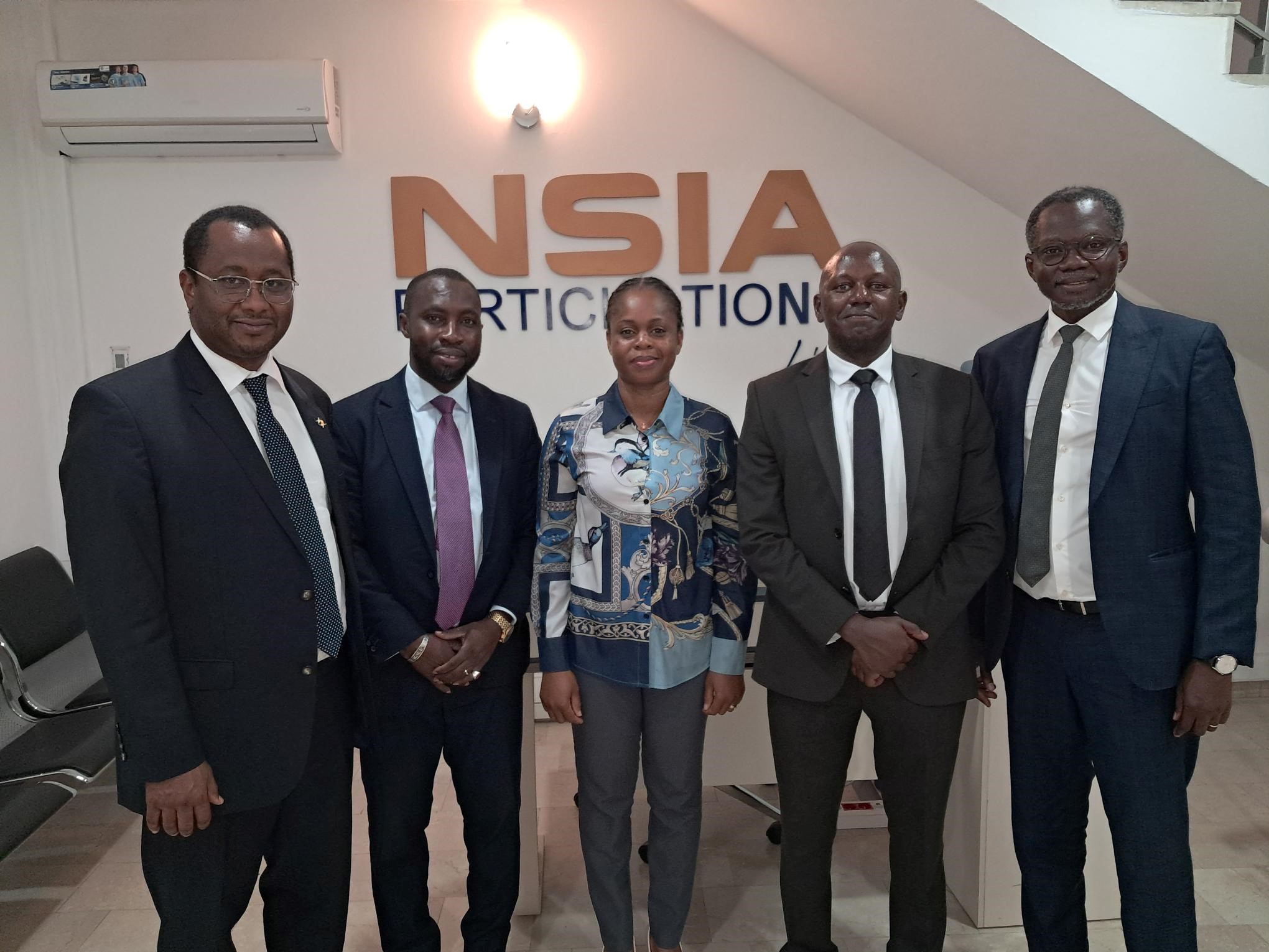KENYA RE GMD MEETS GROUP NSIA EXECUTIVES