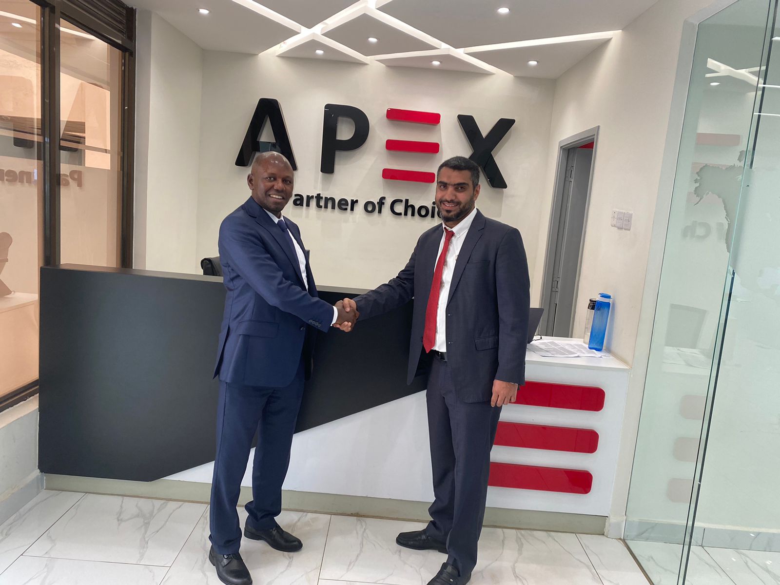 KENYA RE GROUP MD PAYS COURTESY VISIT ON APEX REINSURANCE BROKERS VICE PRESIDENT